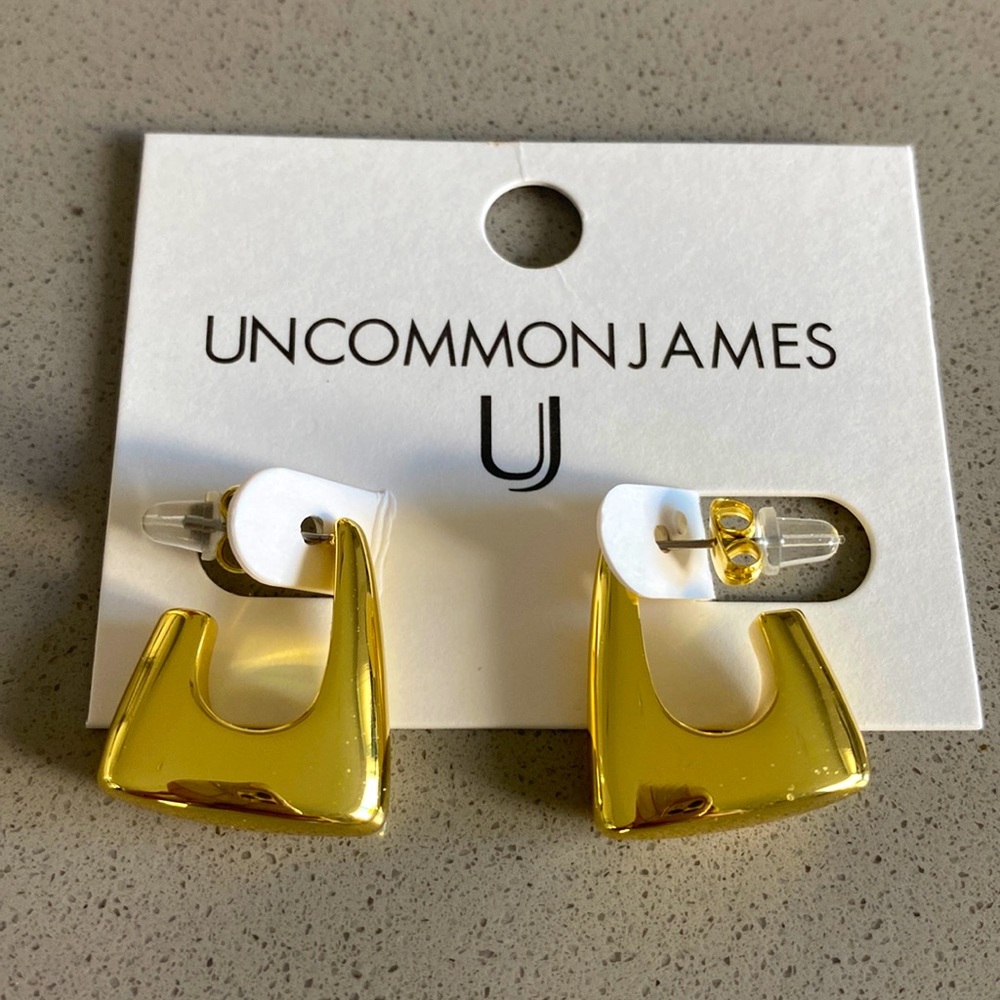NWT! Uncommon James Gold Earrings